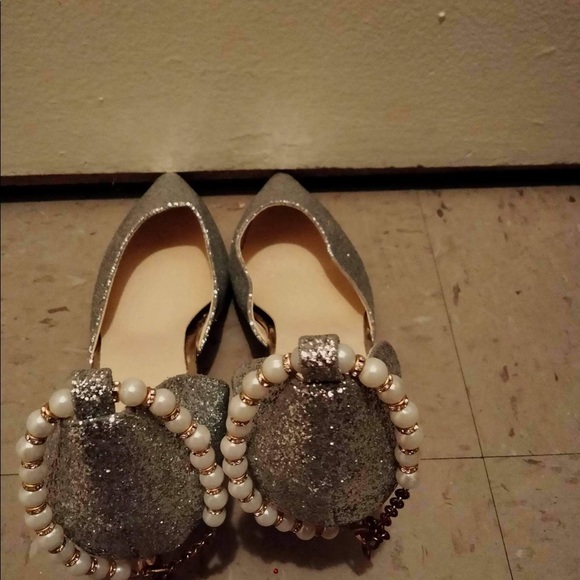 Silver sparkles heels - Picture 3 of 3